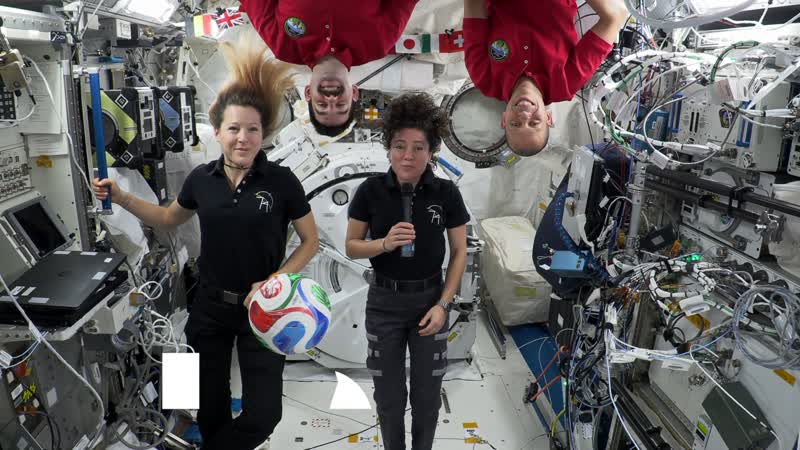 Astronauts on the Space Station Celebrate the 2026 FIFA World Cup